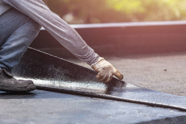 Professional Waterproofing technician working in Hastings, PA